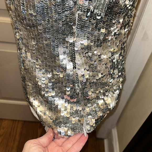 VINTAGE 70s sequin tank NWTs fits Sz  4 to 6 - Picture 2 of 6